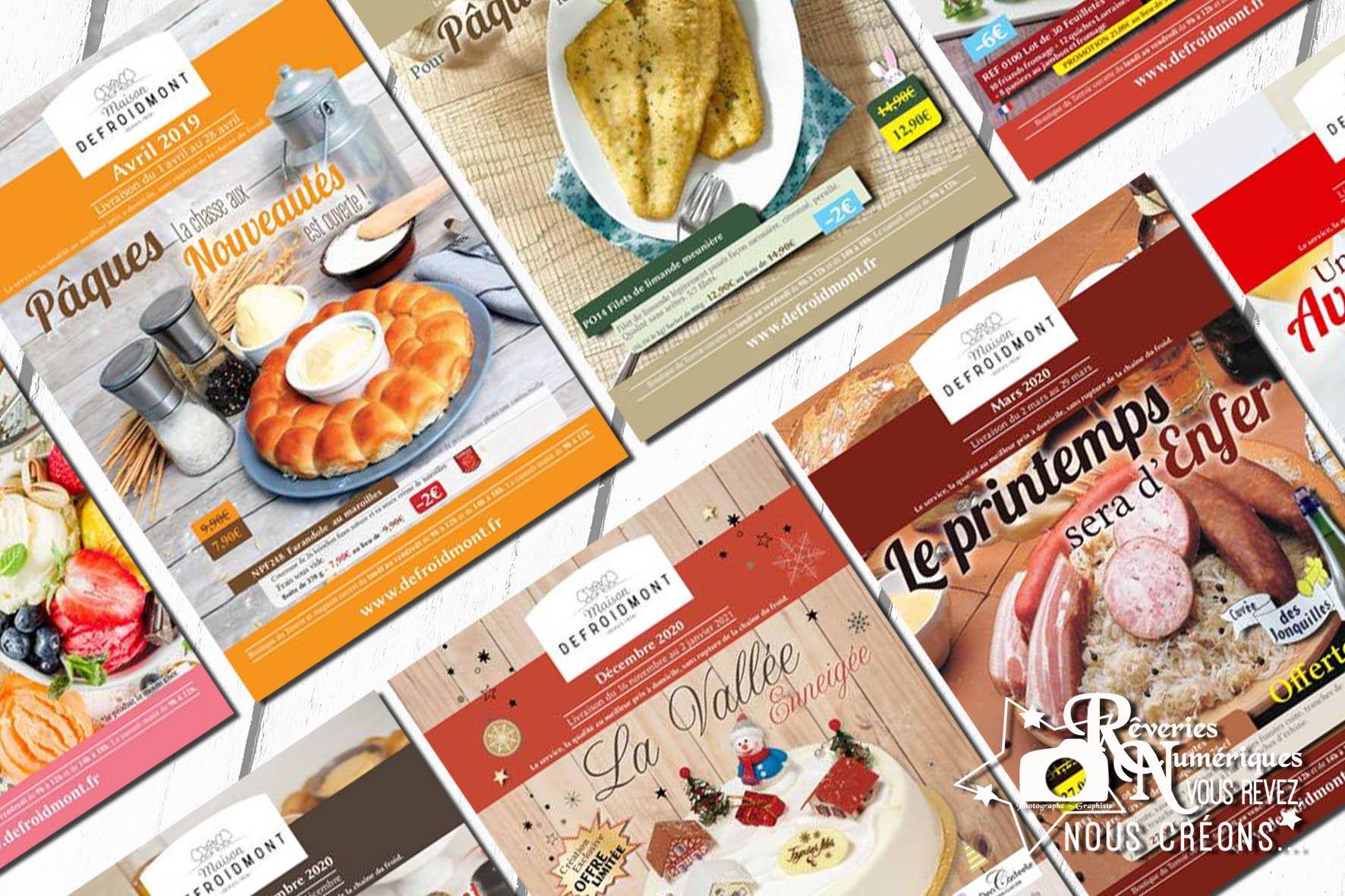 Catalogue defroidmont joveniaux graphiste nord hauts de france avesnes sur helpe imprimerie