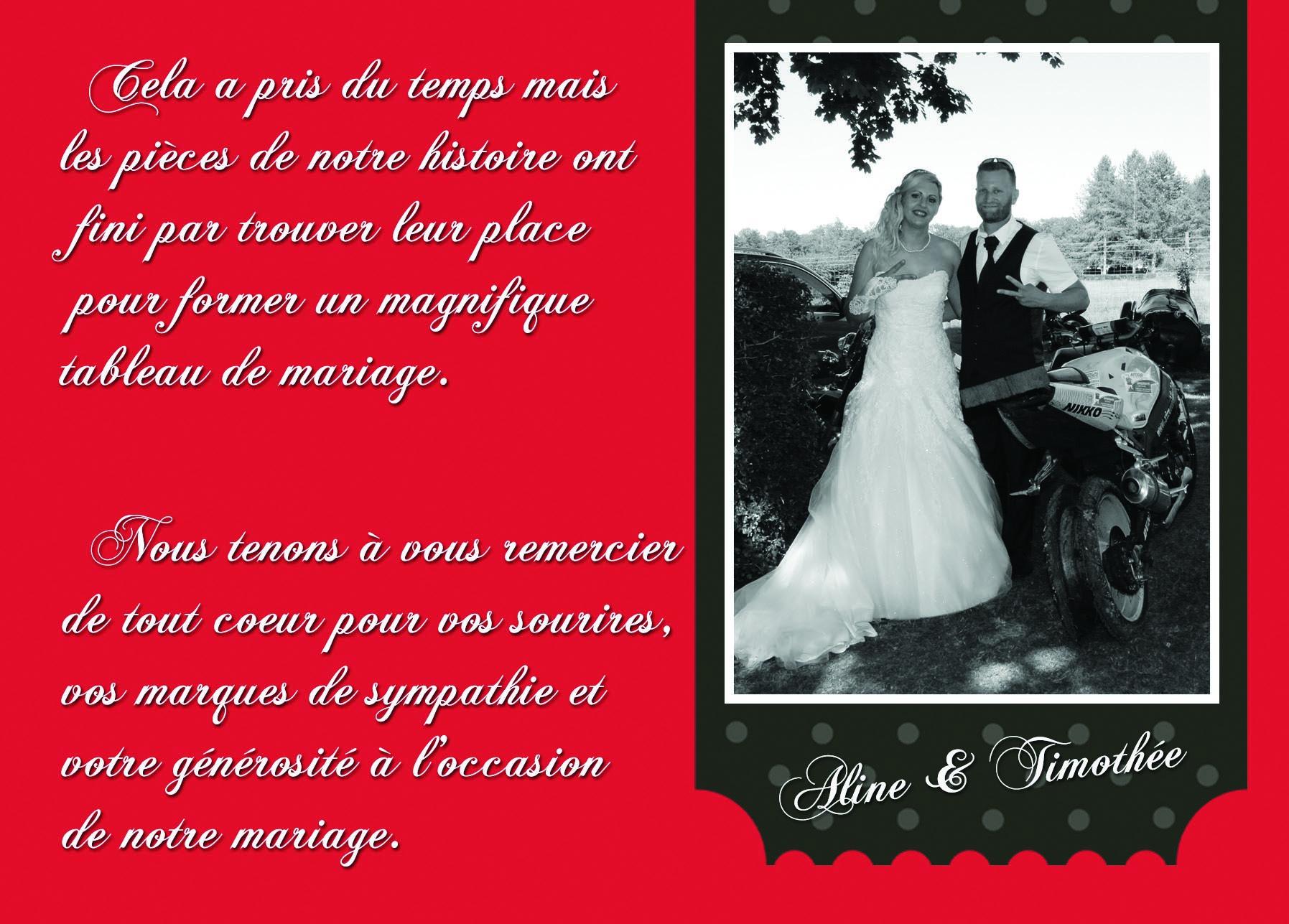 Remerciement
